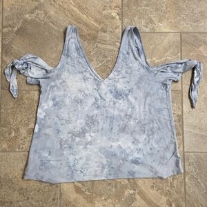 American Eagle Outfitters Sky Blue Tie-Dye‎ Tank